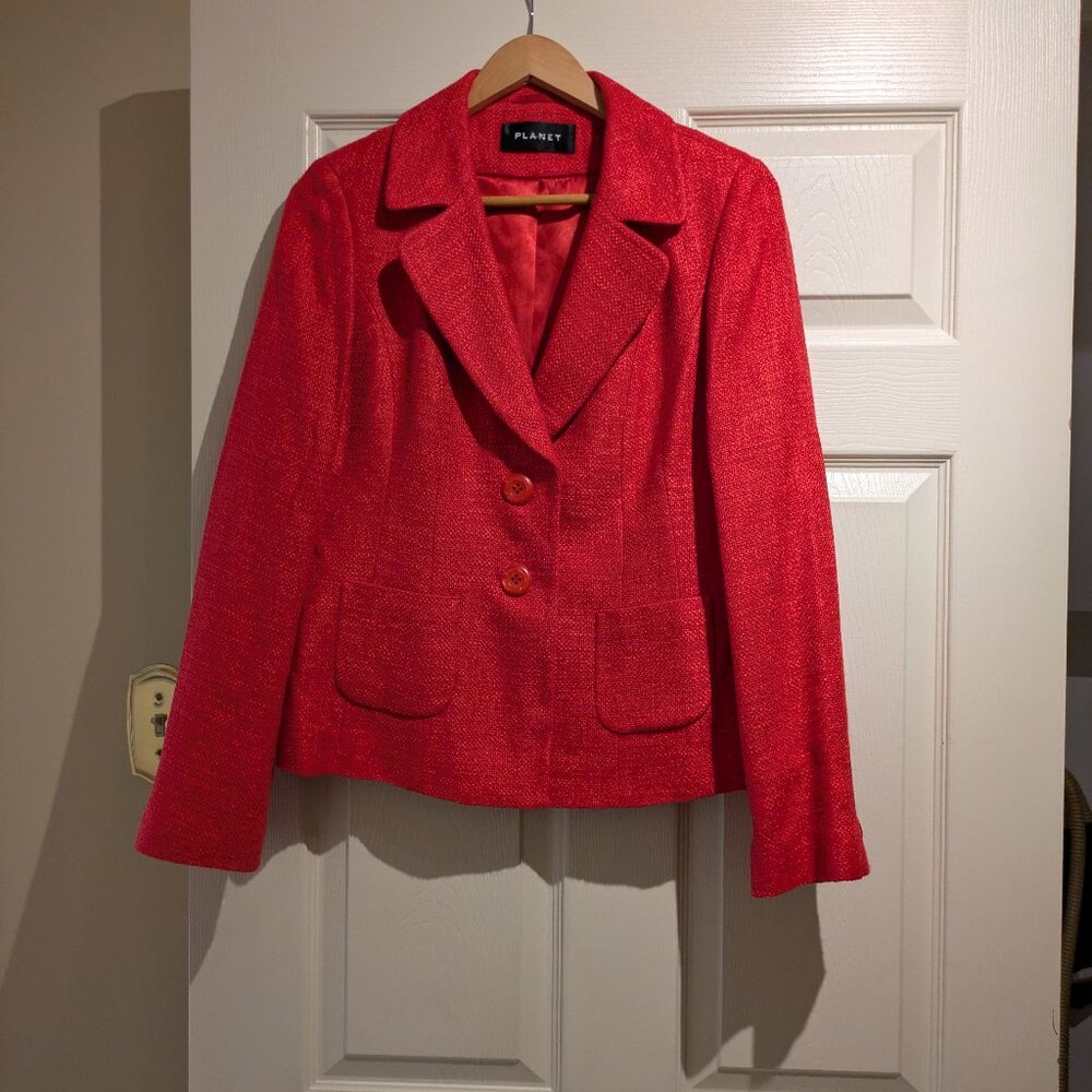 Planet Red Tweed Jacket
